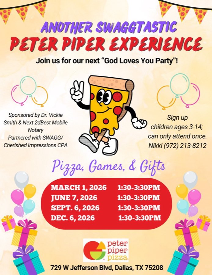 Peter Piper Experience flyer